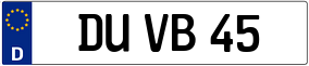 Truck License Plate
